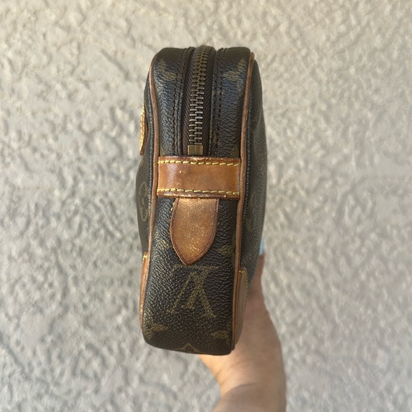 LOUIS VUITTON Marly Dragonne leather Monogram Brown Clutch Bag - Picture 3 of 16